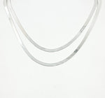 Load image into Gallery viewer, 925 Sterling Silver Herringbone Silver 4.3 mm Width Chain. HER2SSNecklace
