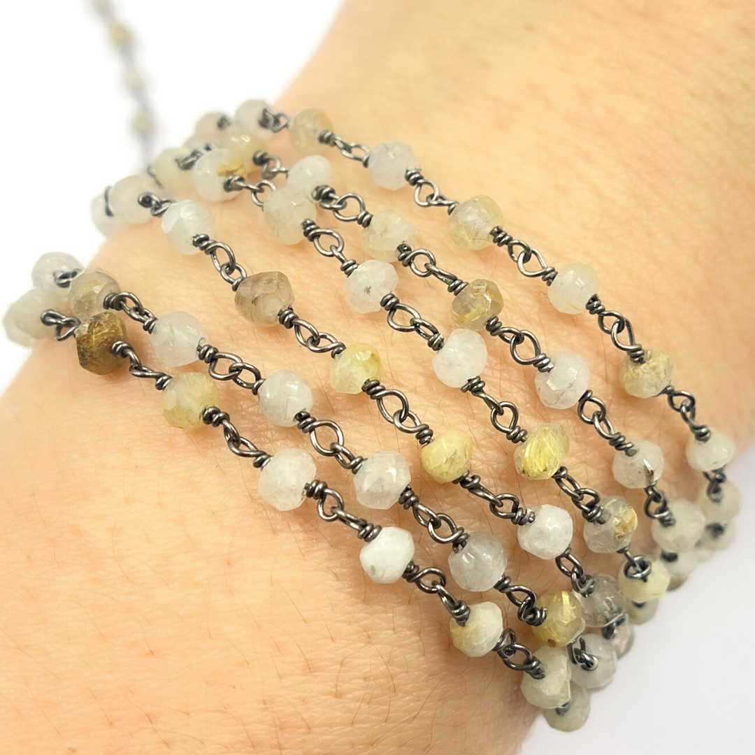Golden Rutile Wire Chain