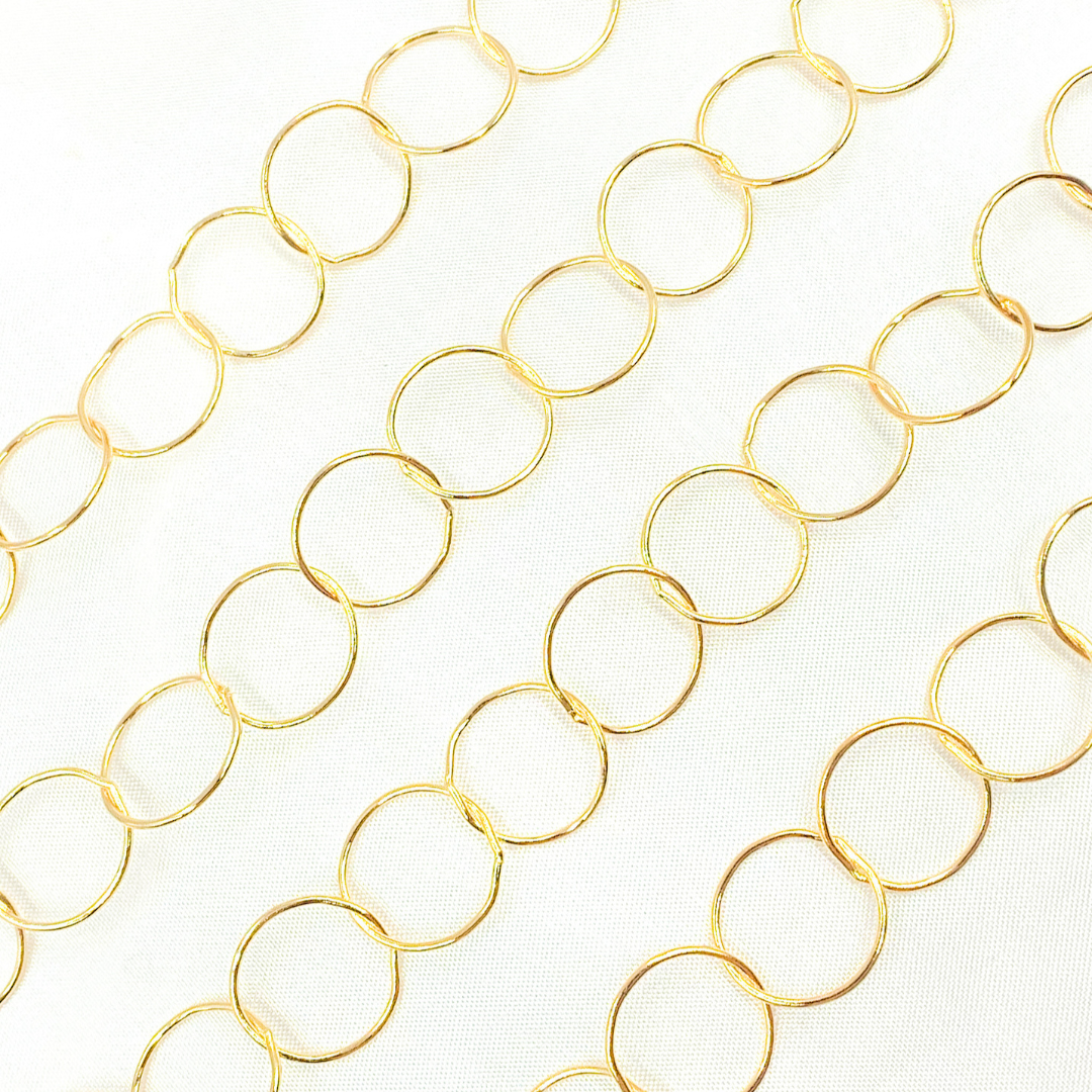 14k Gold Filled Circle Link Chain.  748GF