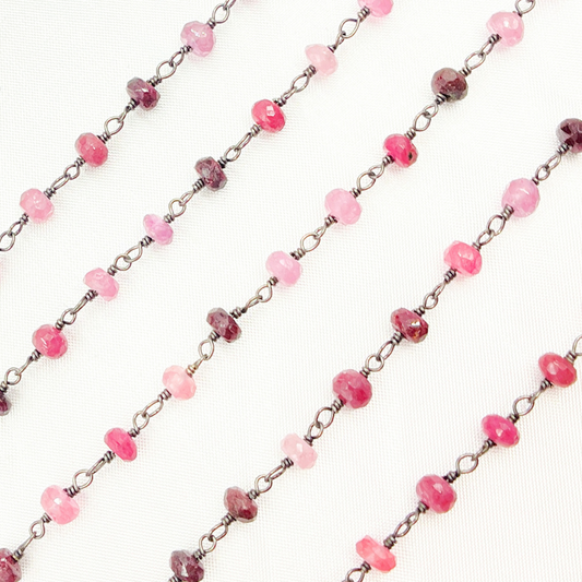 Ruby Oxidized Wire Chain.