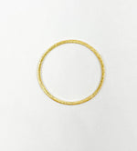 Load image into Gallery viewer, Gold Plated 925 Sterling Silver Connector Circle 35 mm. GPBS6
