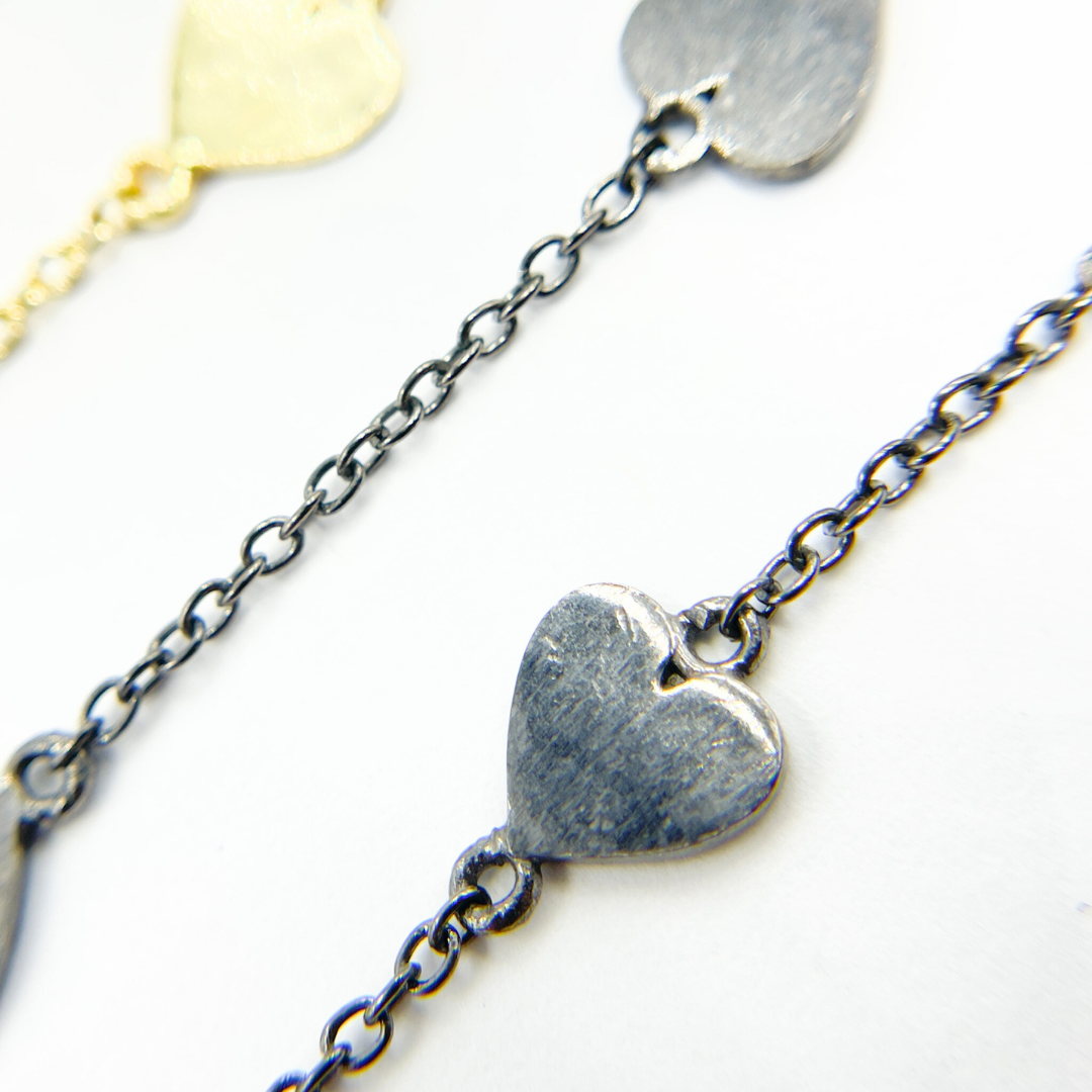 Heart Shape Connected Wire Chain. 310HS