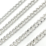 Load image into Gallery viewer, V46SS. Sterling Silver Curb Link Chain
