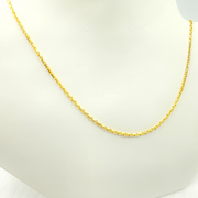 14K Solid Gold Box Chain.