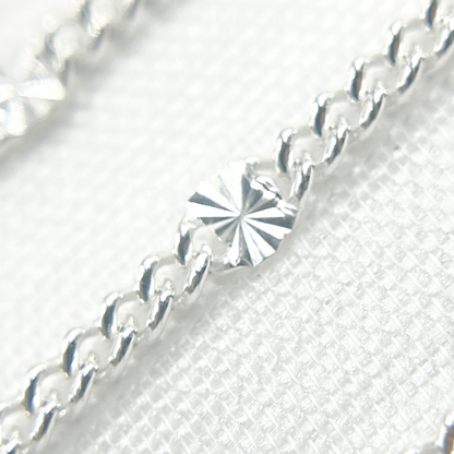 Sterling Silver Rope Link Chain