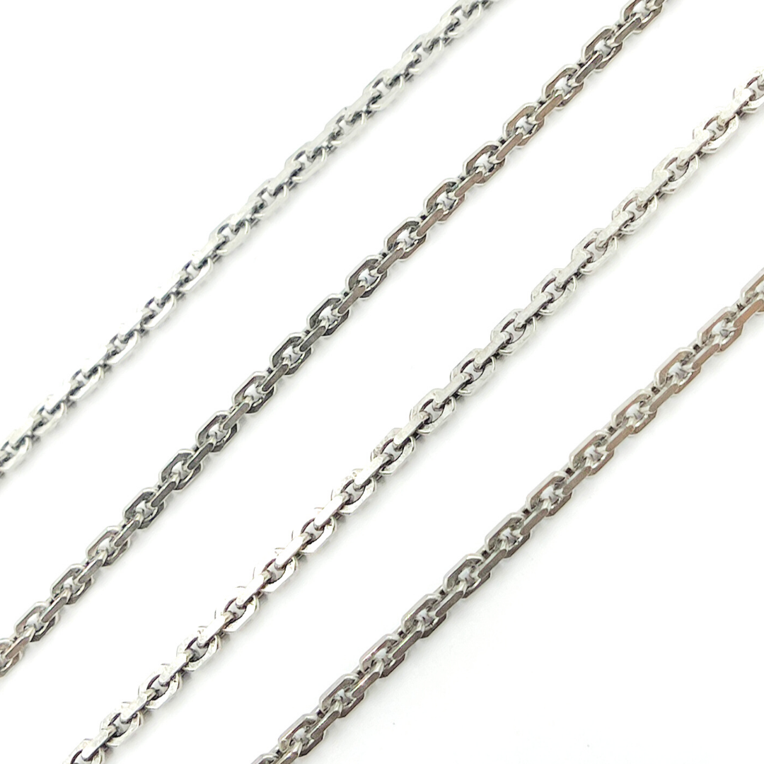 Oxidized Sterling Silver Thick Cable Link Chain