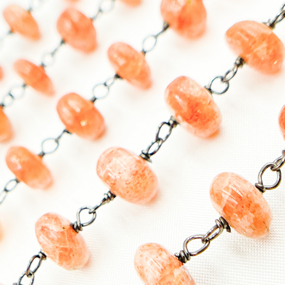 Sunstone Oxidized Wire Chain. SNS5