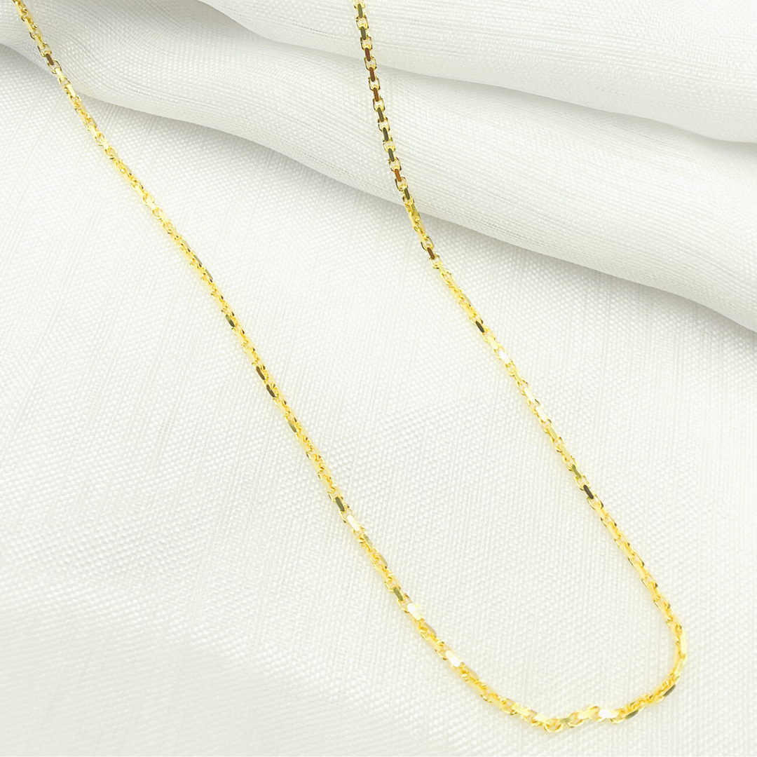 14K Solid Gold Box Chain