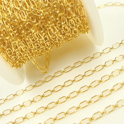 14k Gold Filled Oval & Round Link Chain