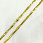 Load image into Gallery viewer, 080R04GGT2A9L001. 14k Solid Yellow Gold Flat Curb Chain
