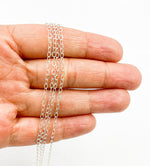 Load image into Gallery viewer, 925 Sterling Silver Flat Cable 2.8x2.2mm Link Chain. 1212FSS
