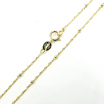 Load image into Gallery viewer, 020GBLSIS4. 14K Solid Gold Wheat Satellite Chain
