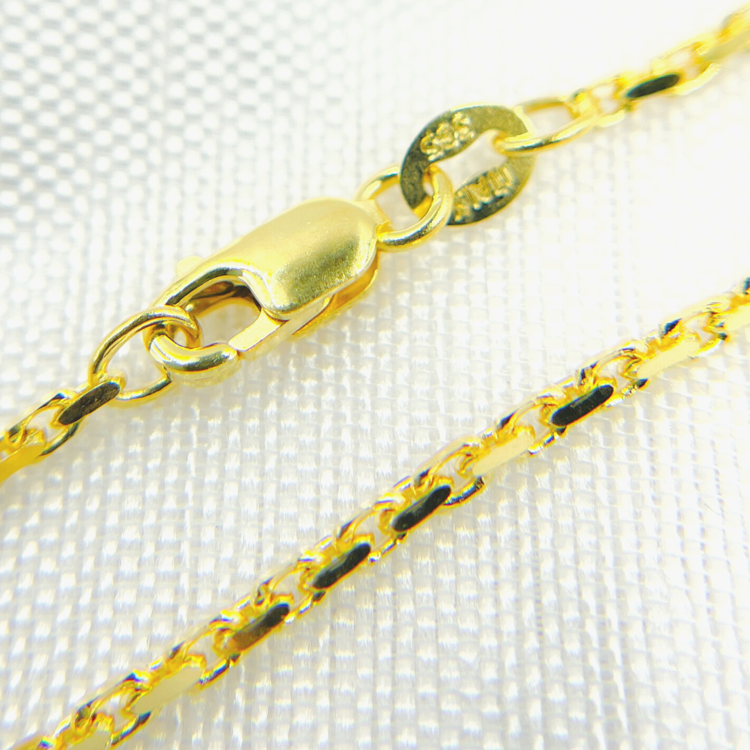 060R04CLH4. 14K Solid Gold Box Chain