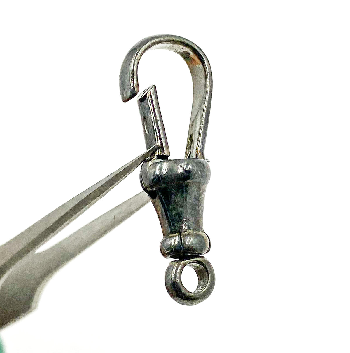 28MM Black Rhodium Sterling Silver Swivel Clasp