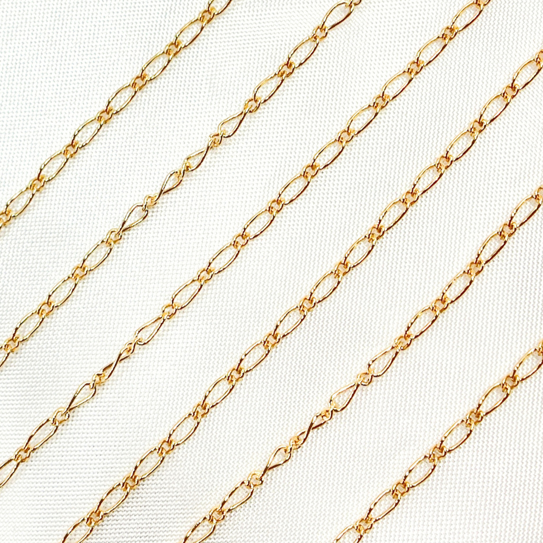 14k Gold Filled Figaro Chain. 1611C