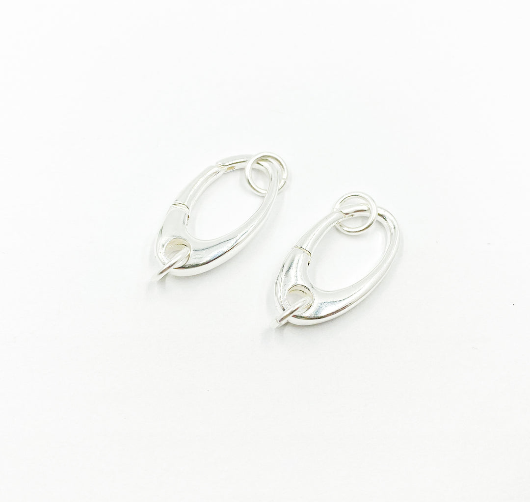 925 Sterling Silver Round Clasp 26mm