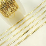Load image into Gallery viewer, 14K Solid Gold Flat Cuban Links Chain. 060R13FG1T2A9L001byFt
