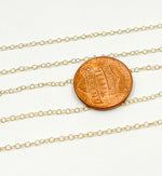 Load image into Gallery viewer, 14k Gold Filled Cable Chain. 1018GF
