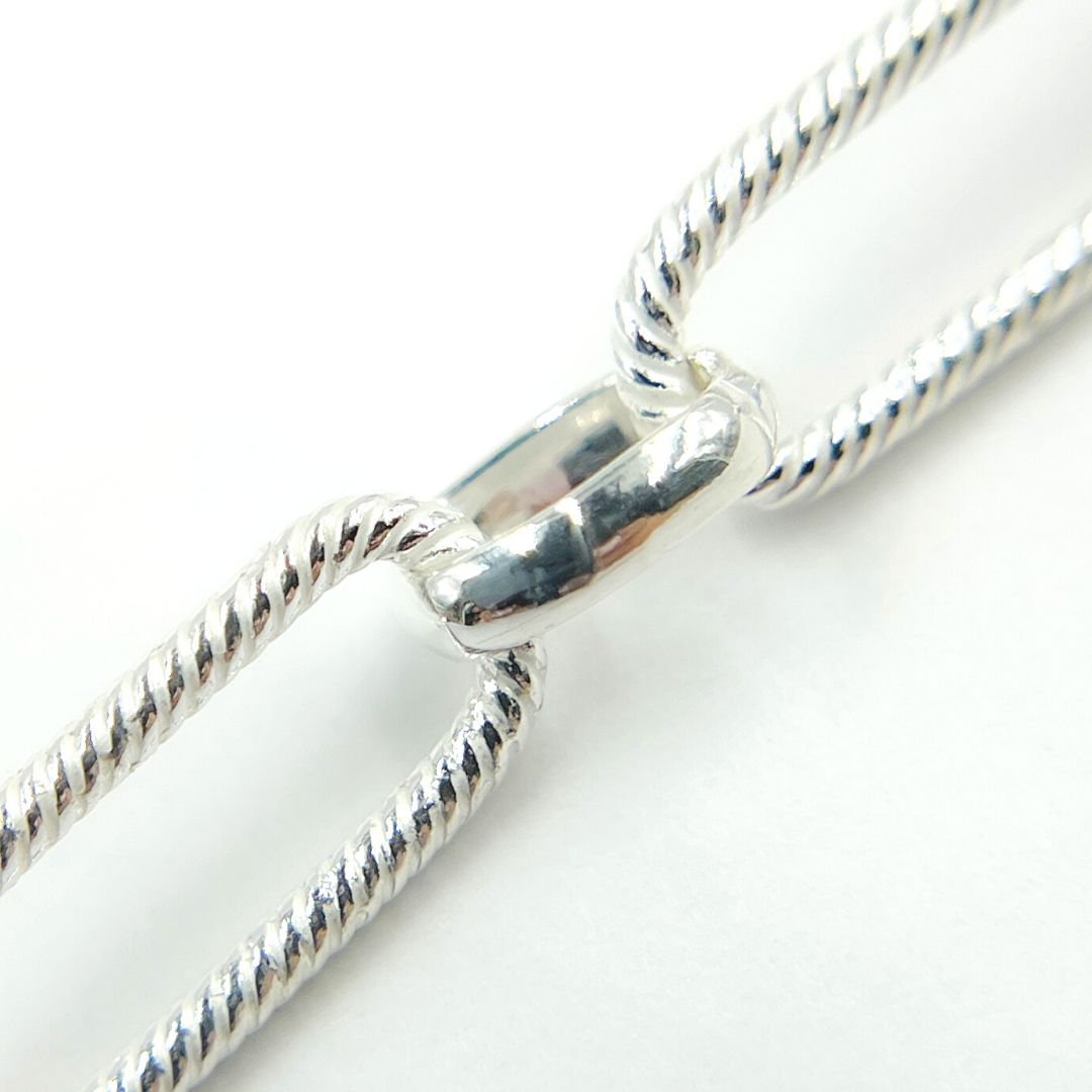 925 Sterling Silver Paperclip Chain