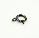 Load image into Gallery viewer, Black Rhodium 925 Sterling Silver Spring Ring 5,6 &amp; 7mm. BRSP
