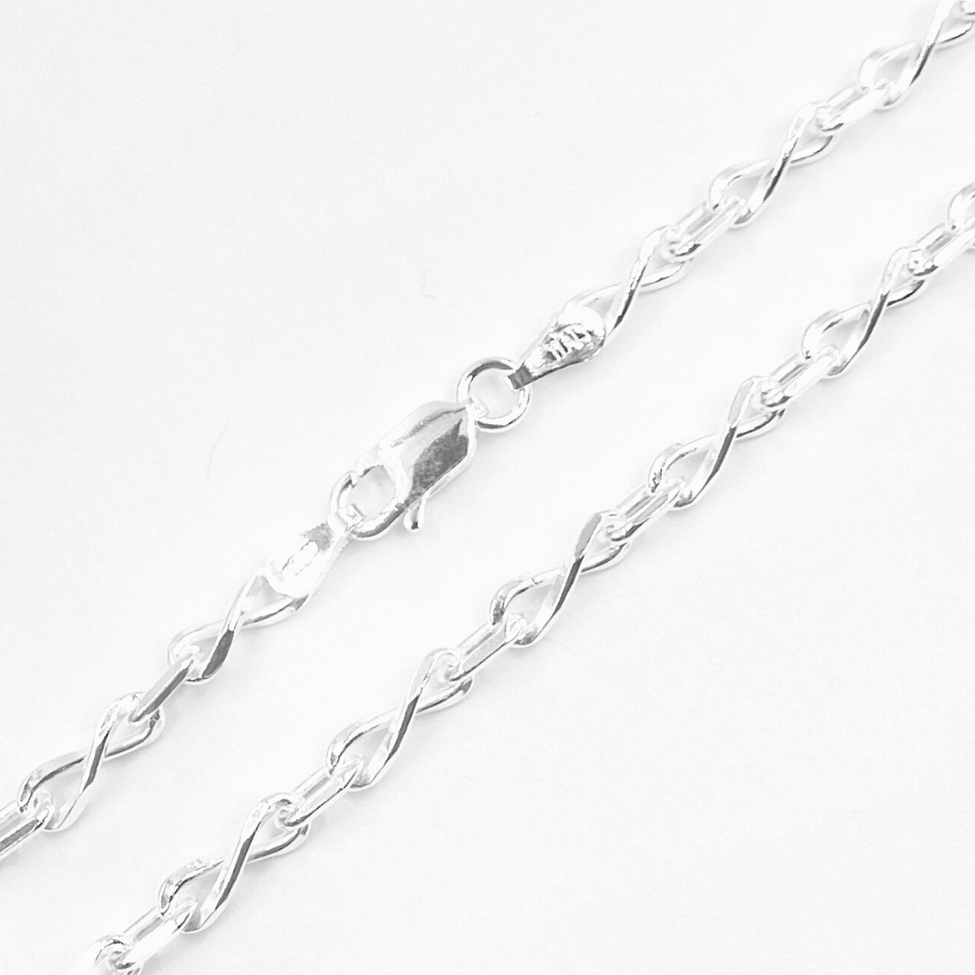 925 Sterling Silver Infinity Necklace. 10014808FDNecklace