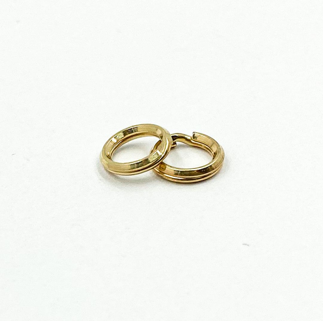 14K Gold Filled Split Ring 5mm & 6mm