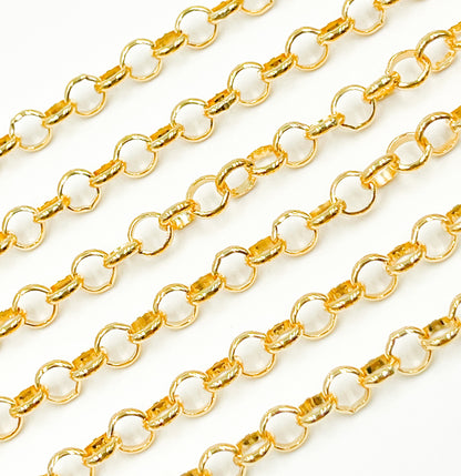 564GF. 14K Gold Filled Rolo Link Chain