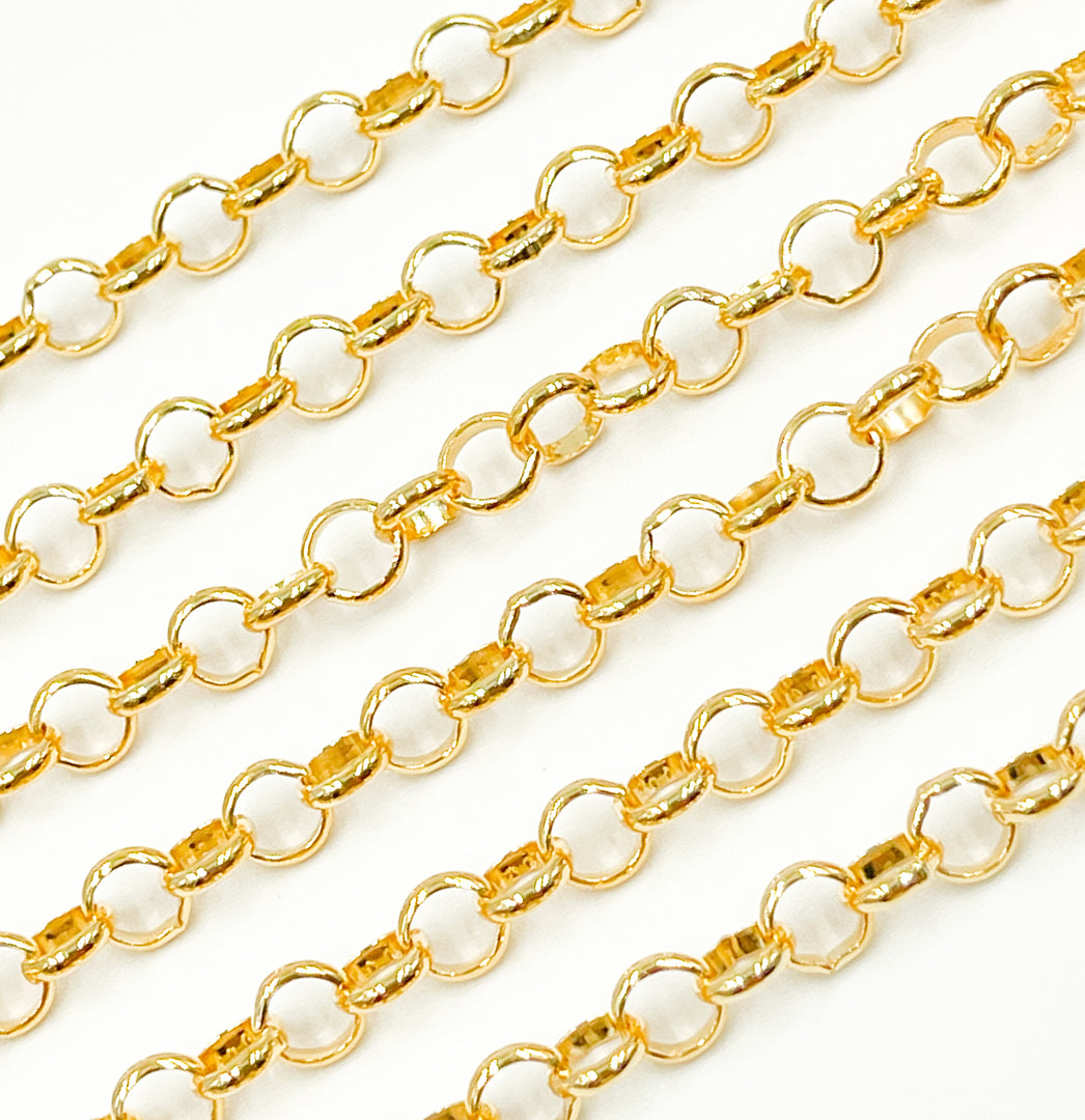 14K Gold Filled Rolo Link Chain. 564GF