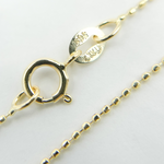Load image into Gallery viewer, 14K Gold Bead Finished Necklace. 080CP8L
