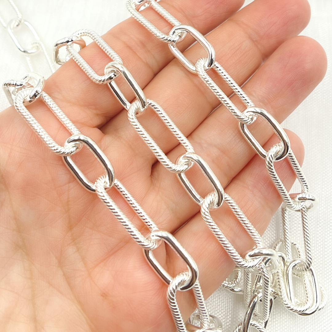 Sterling Silver Paperclip Chain