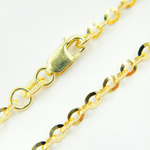 Load image into Gallery viewer, 060R08BFL4L024. 14K Solid Gold Flat Cable Chain
