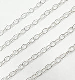 Load image into Gallery viewer, 925 Sterling Silver Twisted RoundLink Chain. V105SS
