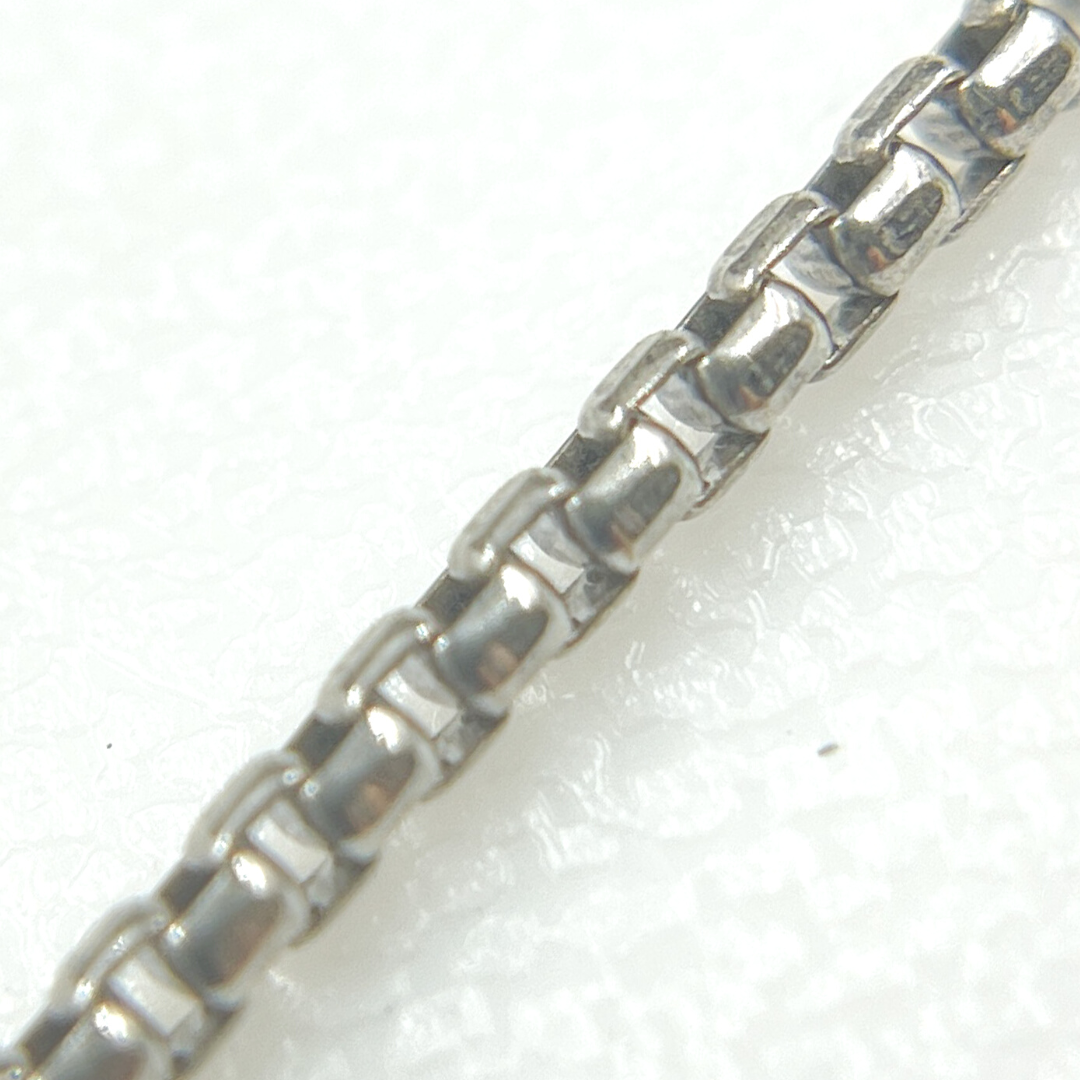 Oxidized 925 Sterling Silver Box Link Chain. Y106OX