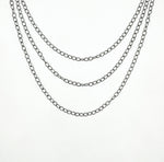 Load image into Gallery viewer, Black Rhodium 925 Sterling Silver Cable Chain. BR29
