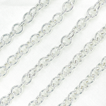 Load image into Gallery viewer, 925 Sterling Silver Smooth Hollow Circle Link Chain. V69SS
