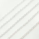 Load image into Gallery viewer, 925 Sterling Silver Smooth Oval Link Chain. 