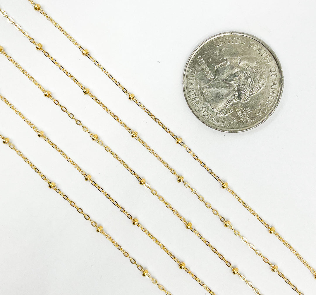 14K Gold Filled Satellite Chain. 1104GF