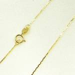 Load image into Gallery viewer, 14k Solid Yellow Gold Solid Cable Necklace. 030R01BQT4P3
