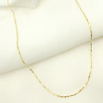 Load image into Gallery viewer, 035LURBRT4C7. 14K Solid Gold Bars Chain
