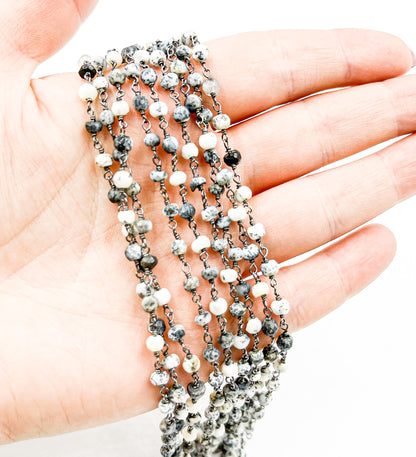 Dendrite Opal Wire Wrap Chain