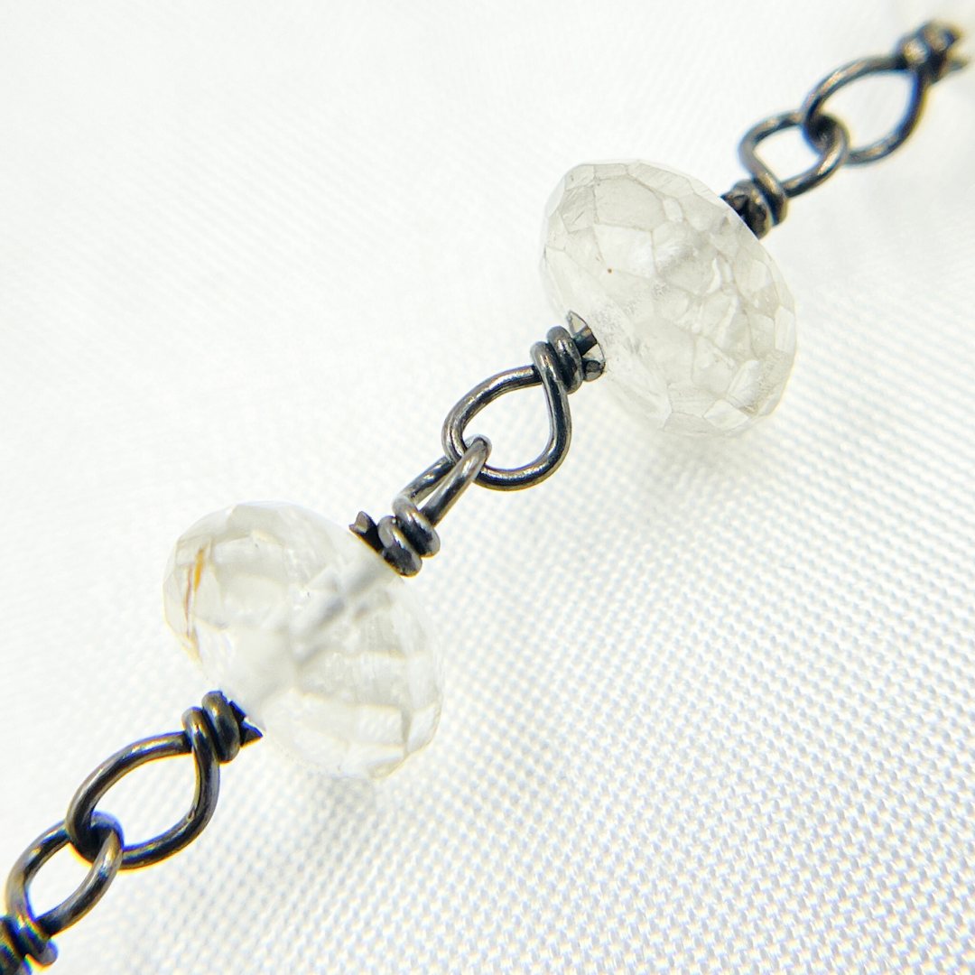 Imperial Topaz Oxidized Wire Chain.