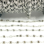 Load image into Gallery viewer, Oxidized 925 Sterling Silver Textured Marina Link Chain. Z55OX
