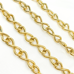 Load image into Gallery viewer, Gold Plated 925 Sterling Silver Hollow Infinite Link Chain. 565MTGP
