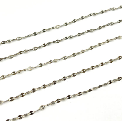 Oxidized 925 Sterling Silver Fancy Marina Chain
