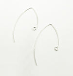 Load image into Gallery viewer, 925 Sterling Silver V Shape Ear Wire. 5006455

