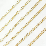 Load image into Gallery viewer, Gold Plated 925 Sterling Silver Smooth Marina Link Chain. Z2GP
