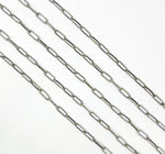 Load image into Gallery viewer, Oxidized 925 Sterling Silver Paperclip Chain. 2903FOX
