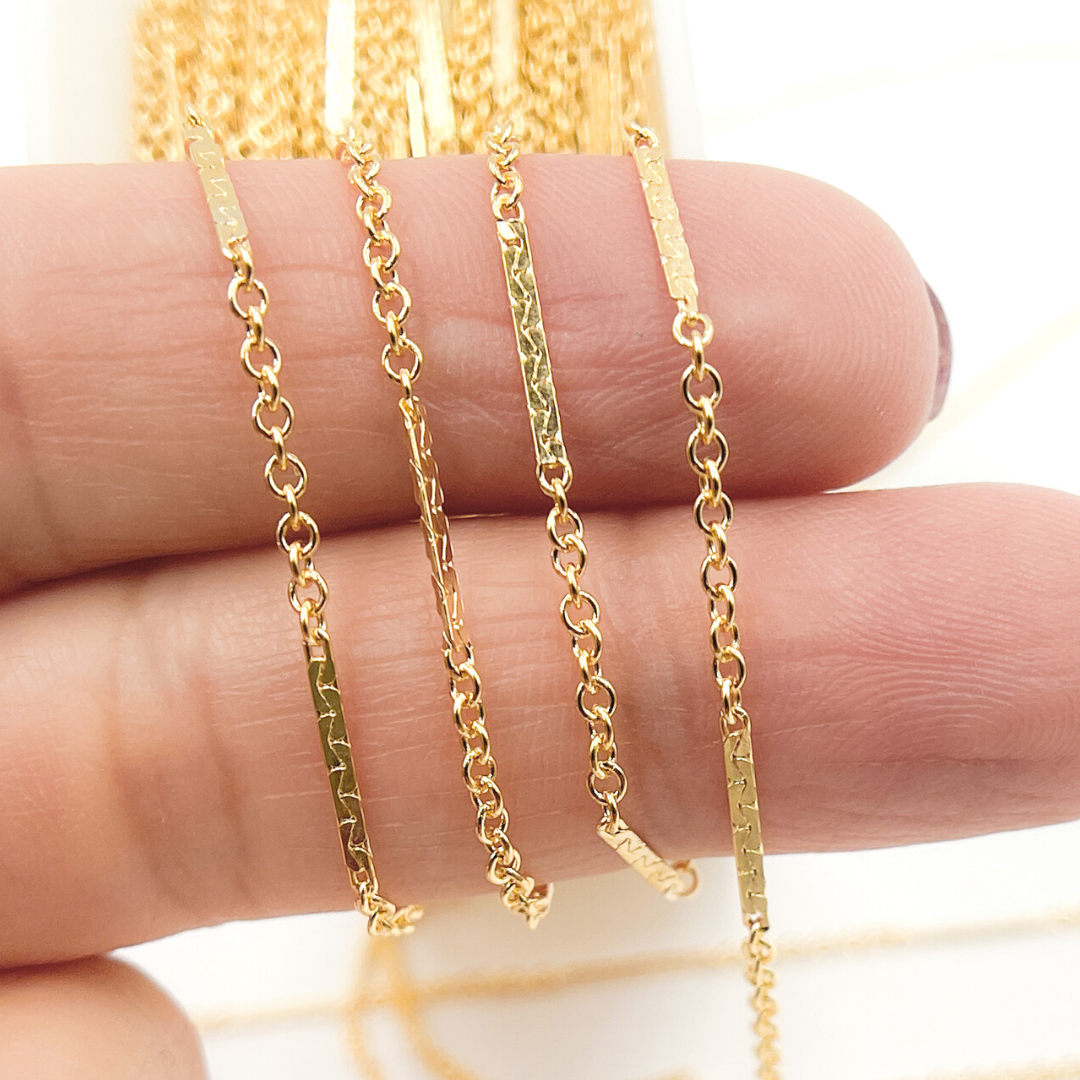 1399GF. 14K Gold Filled Cable Chain with Flat Link.