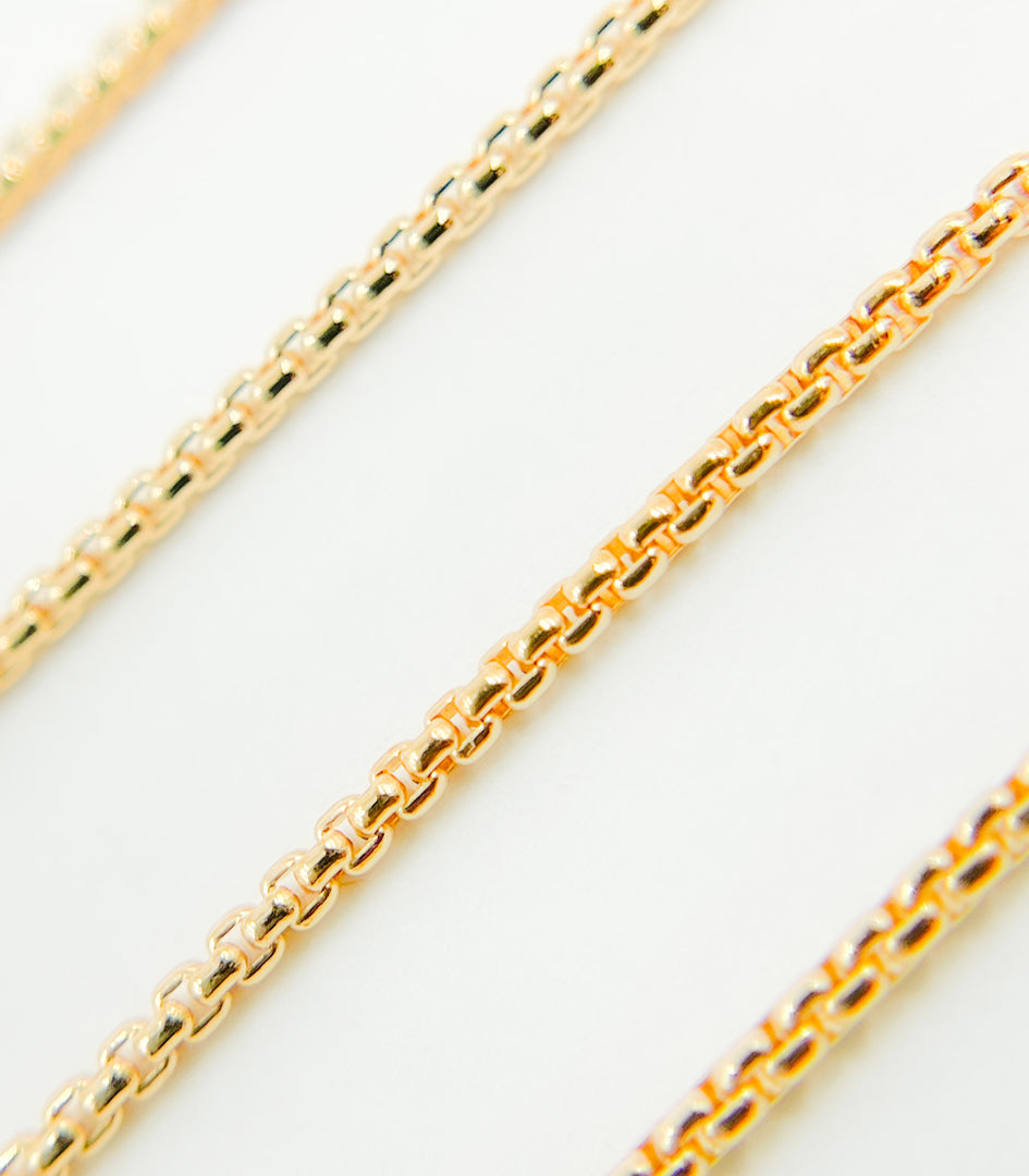 14k Gold Filled Box Chain. 774GF