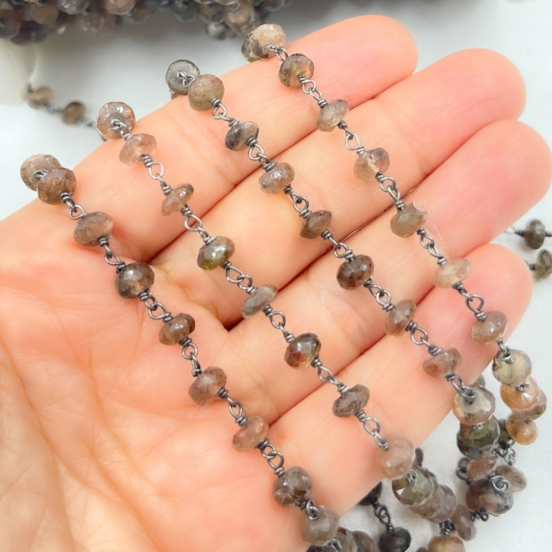 Andalusite Oxidized Wire Chain